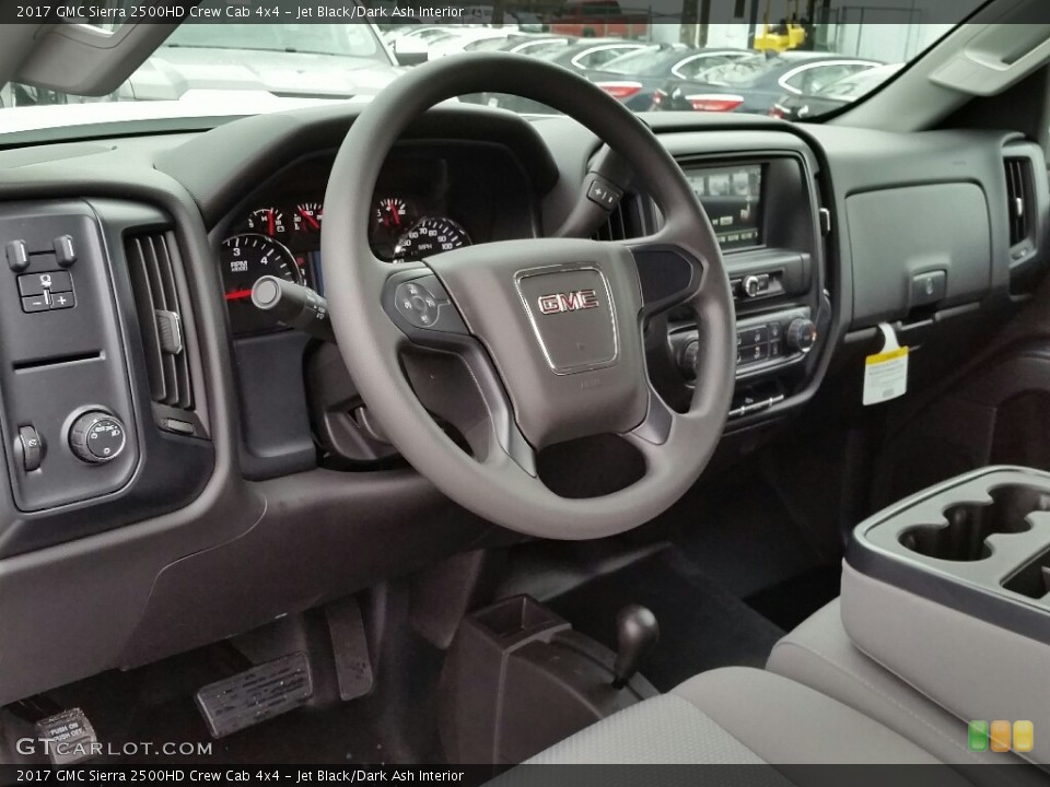 Jet Black/Dark Ash Interior Photo for the 2017 GMC Sierra 2500HD Crew Cab 4x4 #117481805