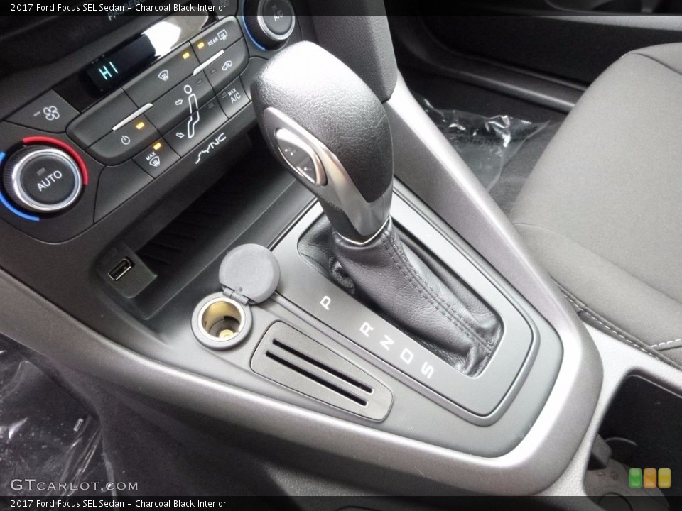 Charcoal Black Interior Transmission for the 2017 Ford Focus SEL Sedan #117488315