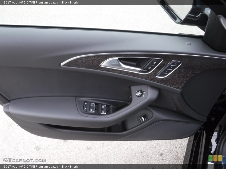 Black Interior Door Panel for the 2017 Audi A6 2.0 TFSI Premium quattro #117489368
