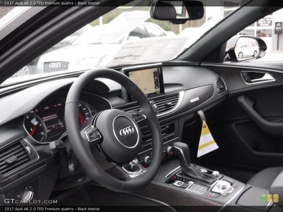 Black Interior Dashboard for the 2017 Audi A6 2.0 TFSI Premium quattro #117489404