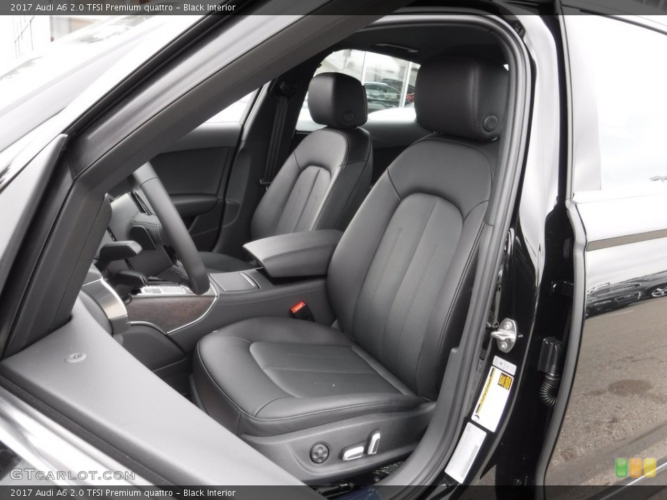 Black Interior Front Seat for the 2017 Audi A6 2.0 TFSI Premium quattro #117489422