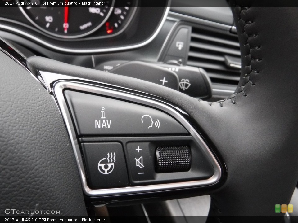 Black Interior Controls for the 2017 Audi A6 2.0 TFSI Premium quattro #117489581