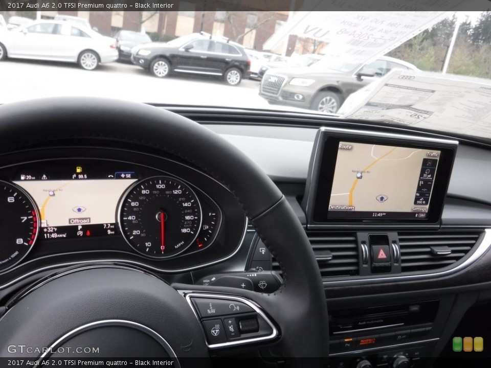Black Interior Dashboard for the 2017 Audi A6 2.0 TFSI Premium quattro #117489614