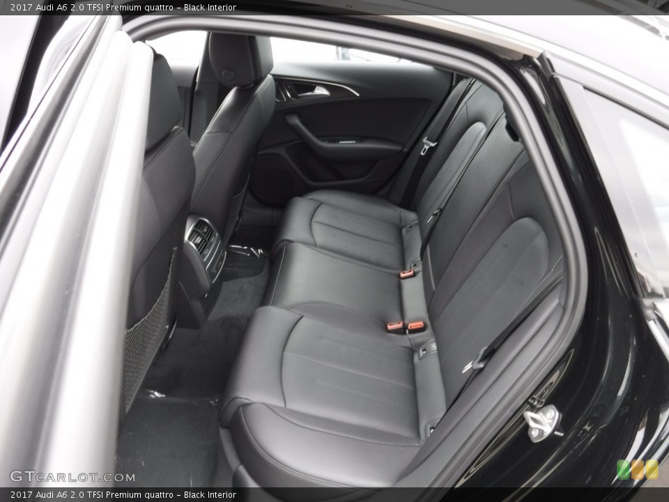 Black Interior Rear Seat for the 2017 Audi A6 2.0 TFSI Premium quattro #117489701