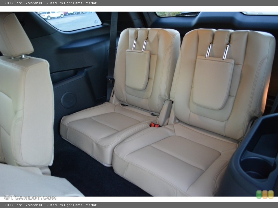 Medium Light Camel Interior Rear Seat for the 2017 Ford Explorer XLT #117492890