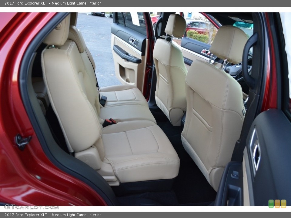 Medium Light Camel Interior Rear Seat for the 2017 Ford Explorer XLT #117492899