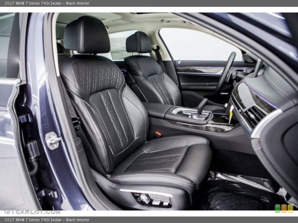 Black Interior Photo for the 2017 BMW 7 Series 740i Sedan #117500065