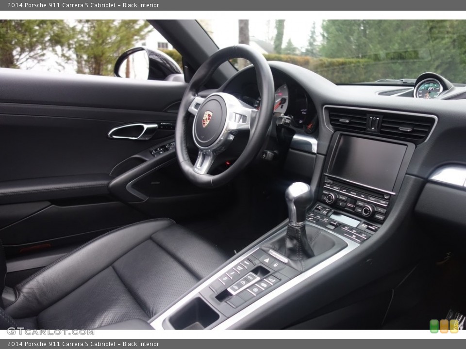 Black Interior Dashboard for the 2014 Porsche 911 Carrera S Cabriolet #117501298