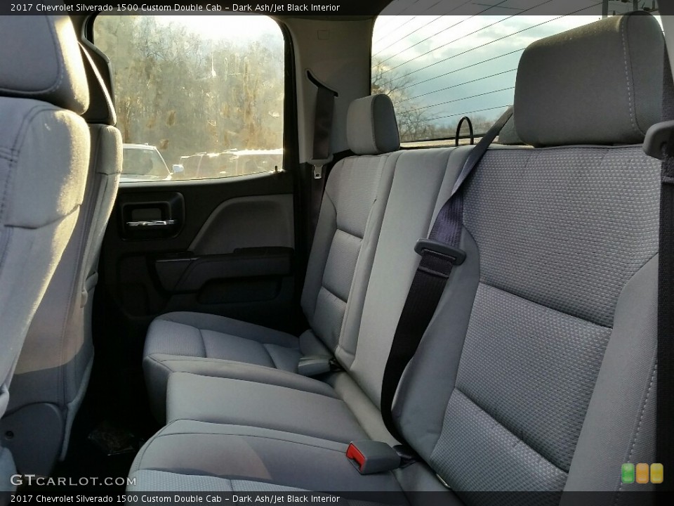 Dark Ash/Jet Black Interior Rear Seat for the 2017 Chevrolet Silverado 1500 Custom Double Cab #117503710