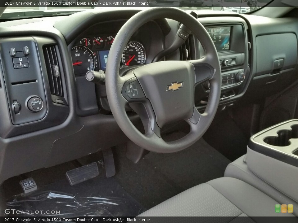 Dark Ash/Jet Black Interior Dashboard for the 2017 Chevrolet Silverado 1500 Custom Double Cab #117503776