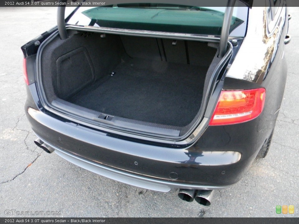 Black/Black Interior Trunk for the 2012 Audi S4 3.0T quattro Sedan #117510289