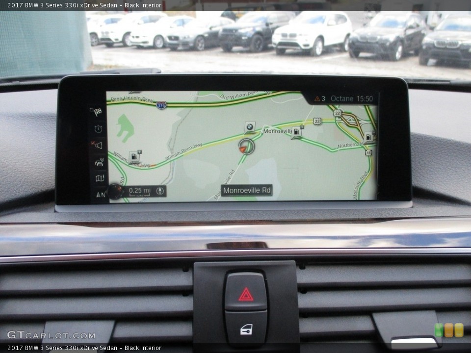 Black Interior Navigation for the 2017 BMW 3 Series 330i xDrive Sedan #117512317