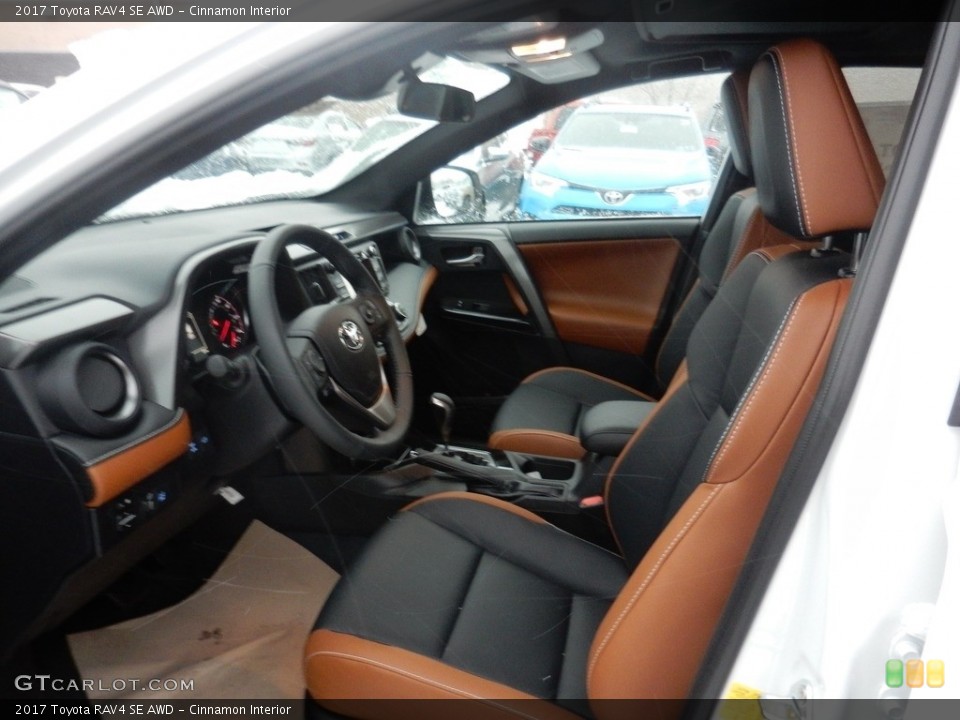 Cinnamon Interior Front Seat for the 2017 Toyota RAV4 SE AWD #117512398