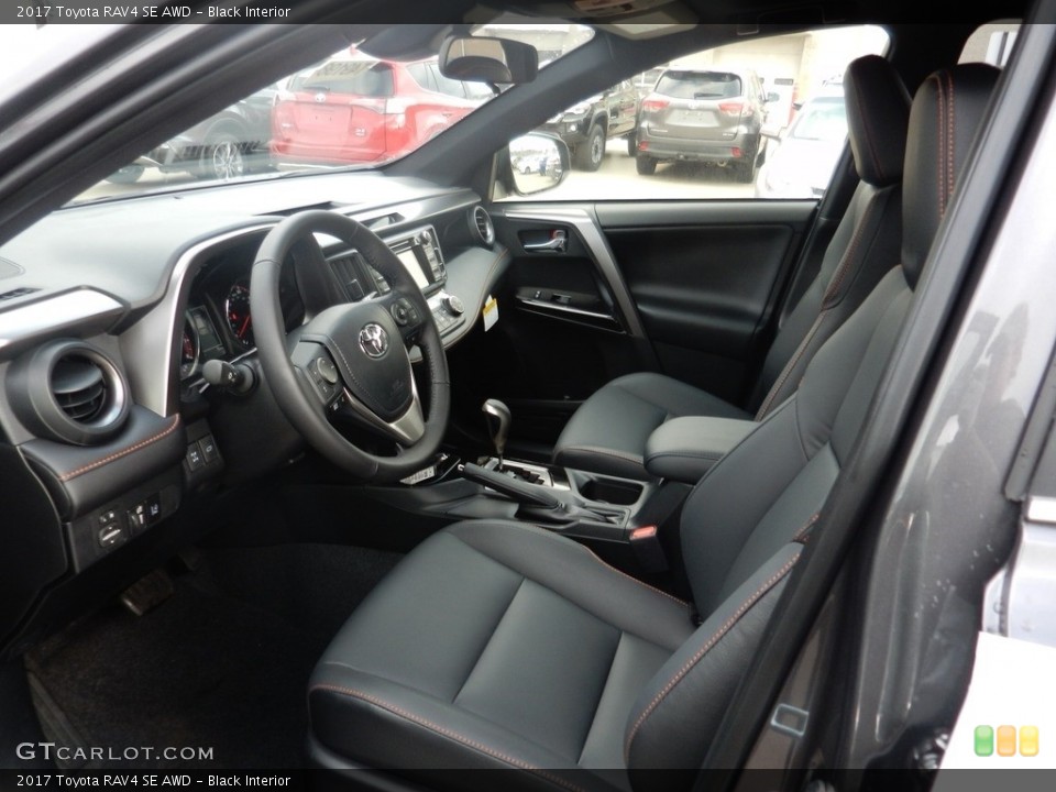 Black Interior Photo for the 2017 Toyota RAV4 SE AWD #117512659