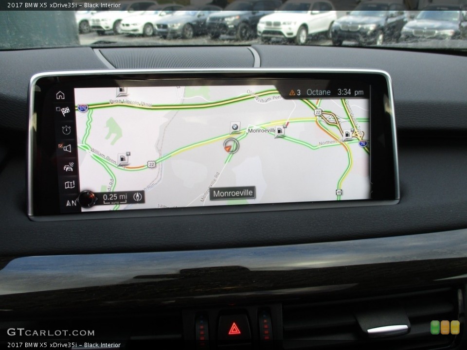 Black Interior Navigation for the 2017 BMW X5 xDrive35i #117512794