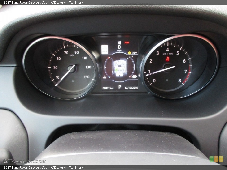 Tan Interior Gauges for the 2017 Land Rover Discovery Sport HSE Luxury #117515104
