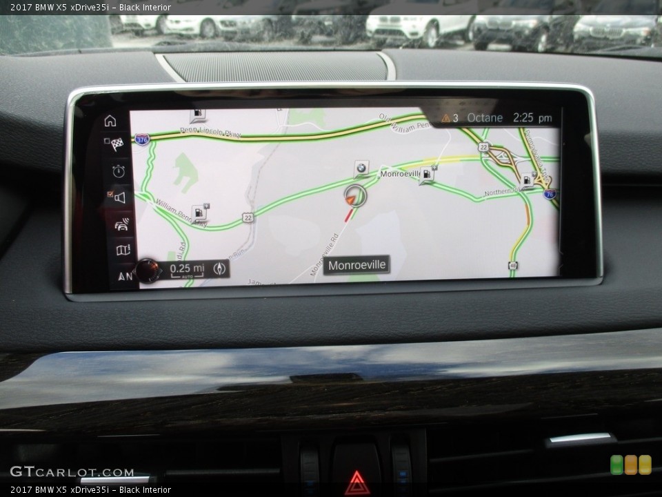 Black Interior Navigation for the 2017 BMW X5 xDrive35i #117516706
