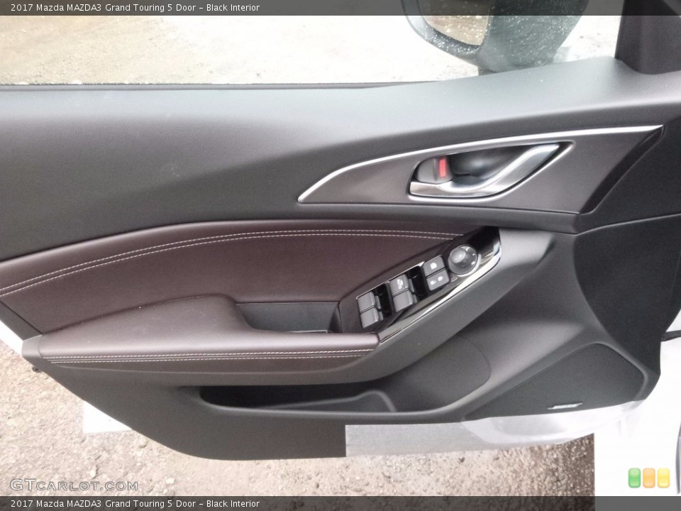 Black Interior Door Panel for the 2017 Mazda MAZDA3 Grand Touring 5 Door #117517816