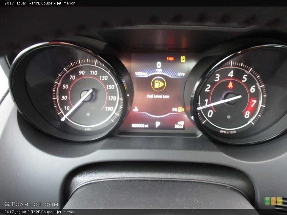 Jet Interior Gauges for the 2017 Jaguar F-TYPE Coupe #117517870