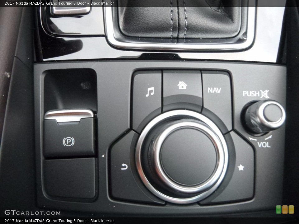 Black Interior Controls for the 2017 Mazda MAZDA3 Grand Touring 5 Door #117517963