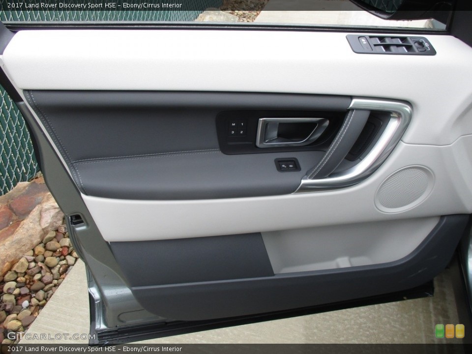 Ebony/Cirrus Interior Door Panel for the 2017 Land Rover Discovery Sport HSE #117518143