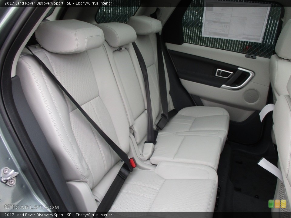 Ebony/Cirrus 2017 Land Rover Discovery Sport Interiors