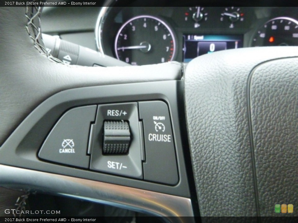 Ebony Interior Controls for the 2017 Buick Encore Preferred AWD #117518317