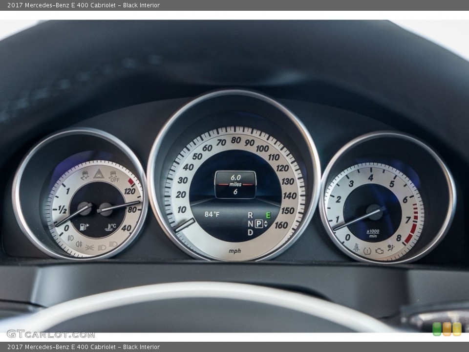 Black Interior Gauges for the 2017 Mercedes-Benz E 400 Cabriolet #117518551