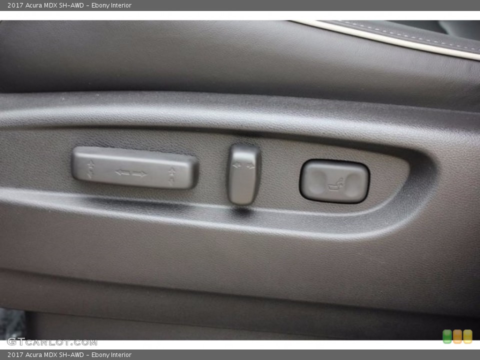 Ebony Interior Controls for the 2017 Acura MDX SH-AWD #117525100