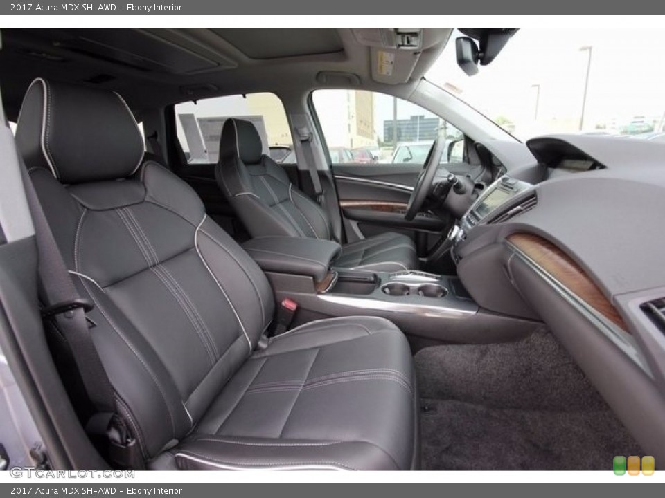 Ebony Interior Front Seat for the 2017 Acura MDX SH-AWD #117525280
