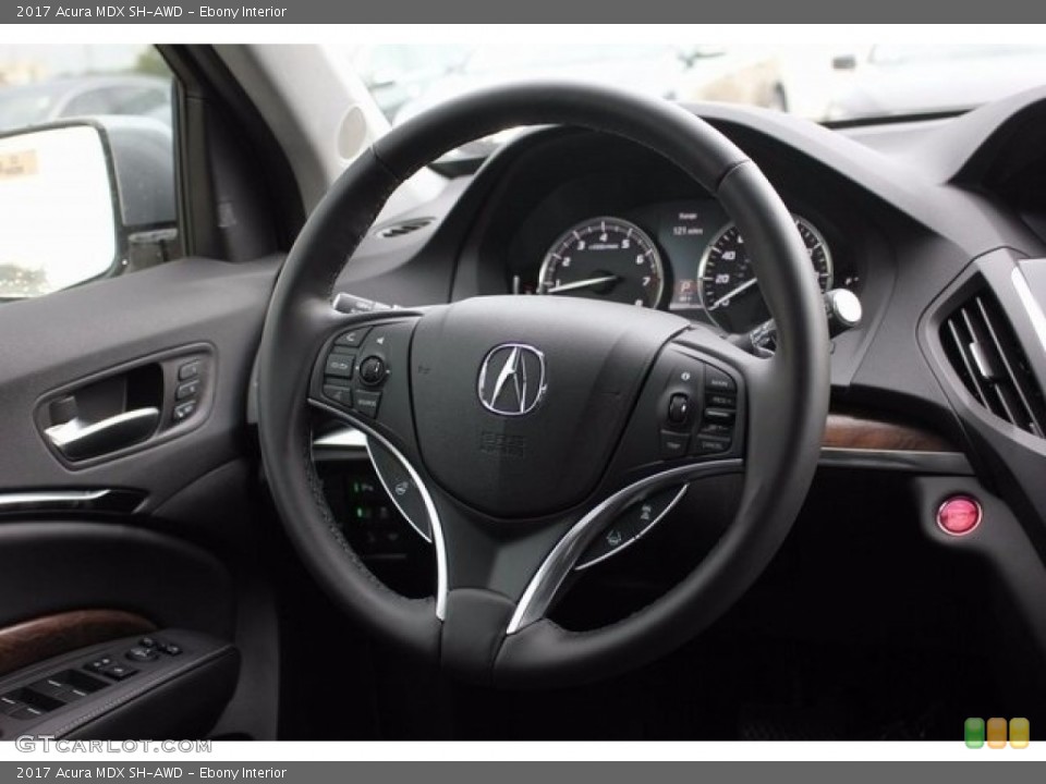 Ebony Interior Steering Wheel for the 2017 Acura MDX SH-AWD #117525319