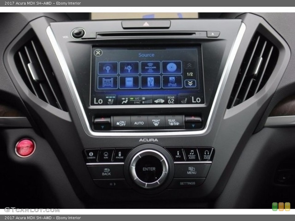 Ebony Interior Controls for the 2017 Acura MDX SH-AWD #117525358