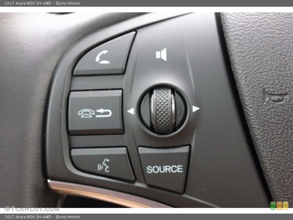 Ebony Interior Controls for the 2017 Acura MDX SH-AWD #117525487