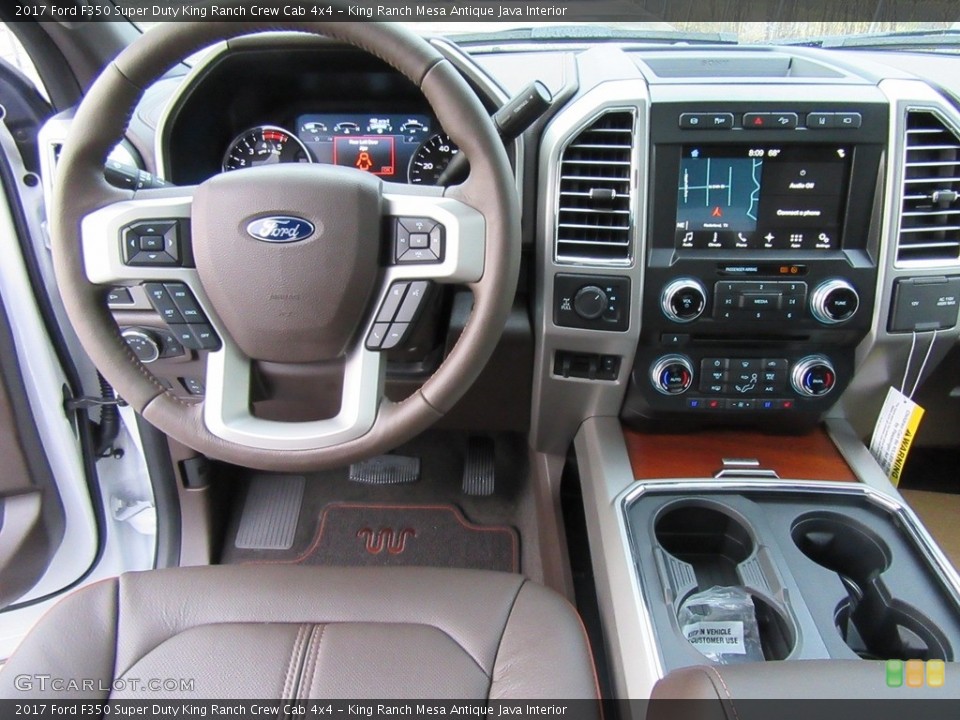 King Ranch Mesa Antique Java Interior Dashboard for the 2017 Ford F350 Super Duty King Ranch Crew Cab 4x4 #117530962