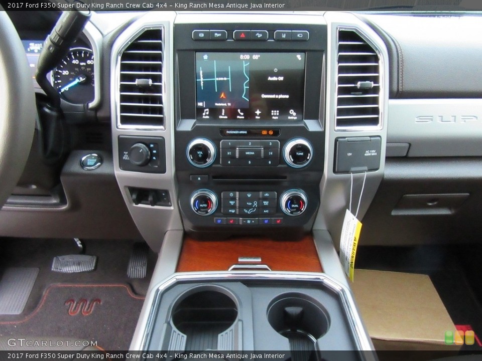 King Ranch Mesa Antique Java Interior Controls for the 2017 Ford F350 Super Duty King Ranch Crew Cab 4x4 #117530968
