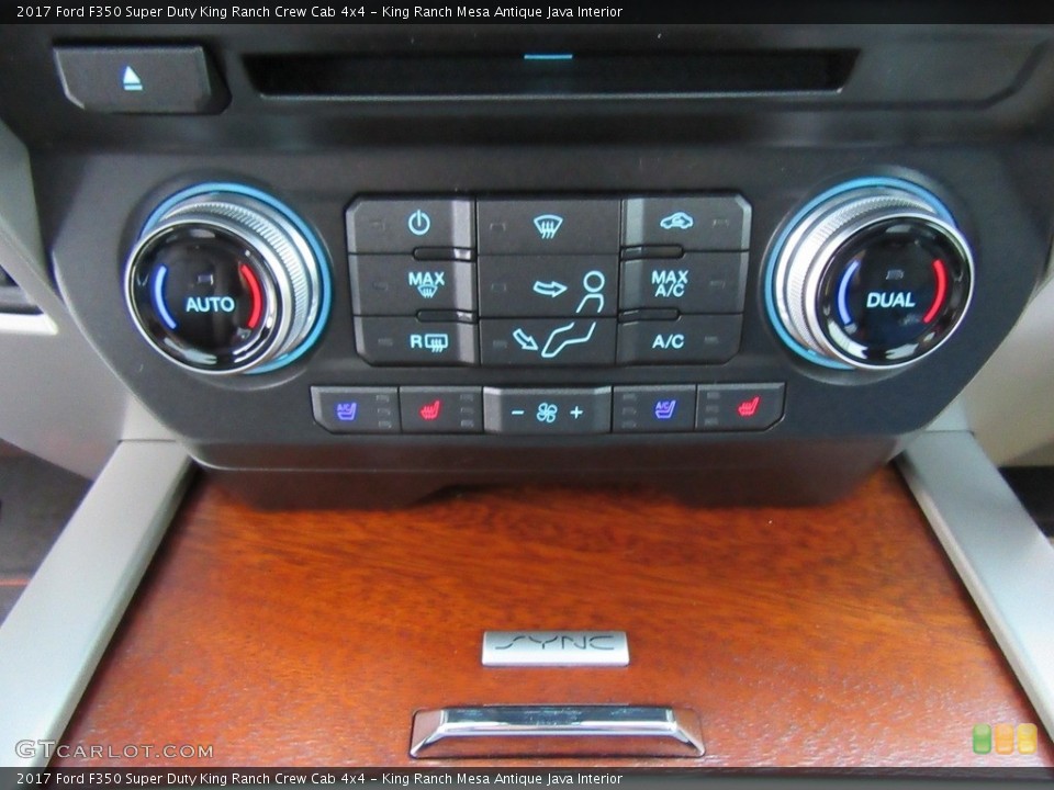 King Ranch Mesa Antique Java Interior Controls for the 2017 Ford F350 Super Duty King Ranch Crew Cab 4x4 #117530992