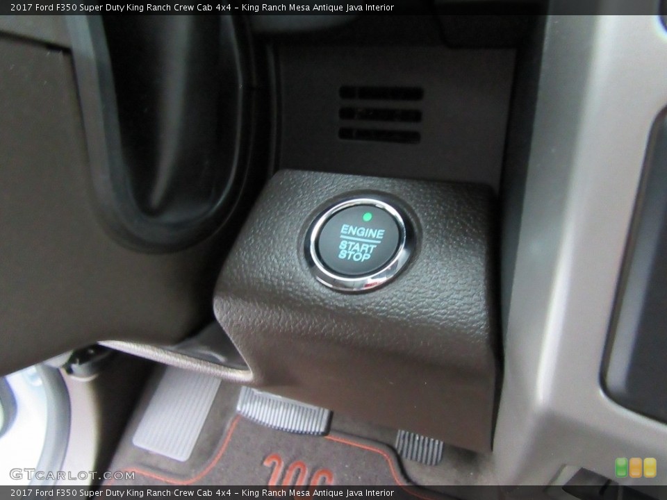 King Ranch Mesa Antique Java Interior Controls for the 2017 Ford F350 Super Duty King Ranch Crew Cab 4x4 #117531014
