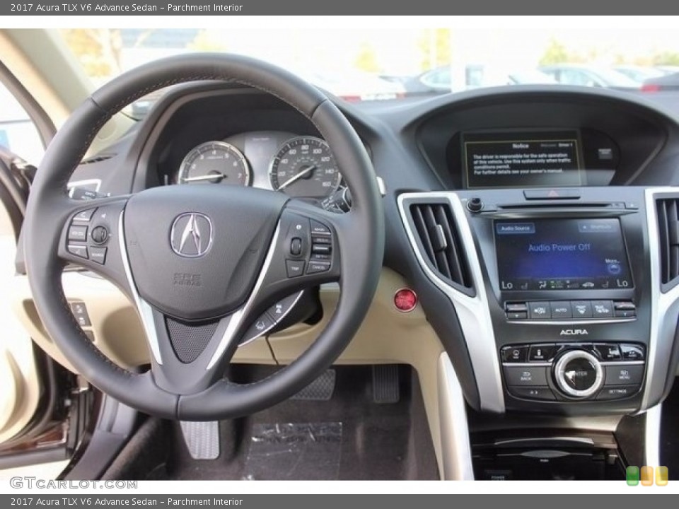 Parchment Interior Dashboard for the 2017 Acura TLX V6 Advance Sedan #117531250