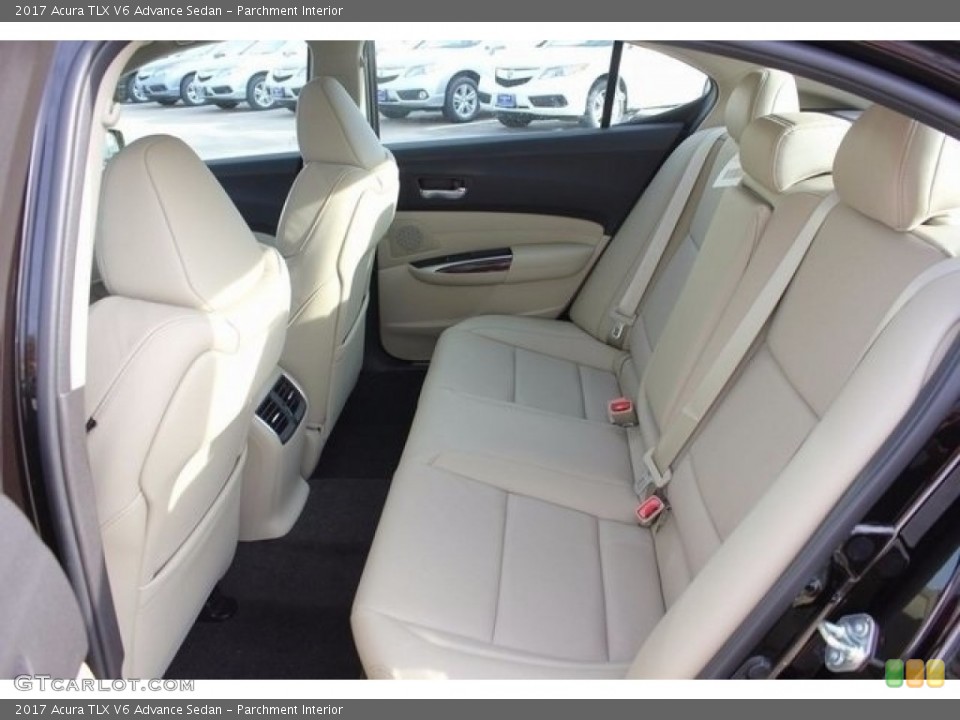 Parchment Interior Rear Seat for the 2017 Acura TLX V6 Advance Sedan #117531289