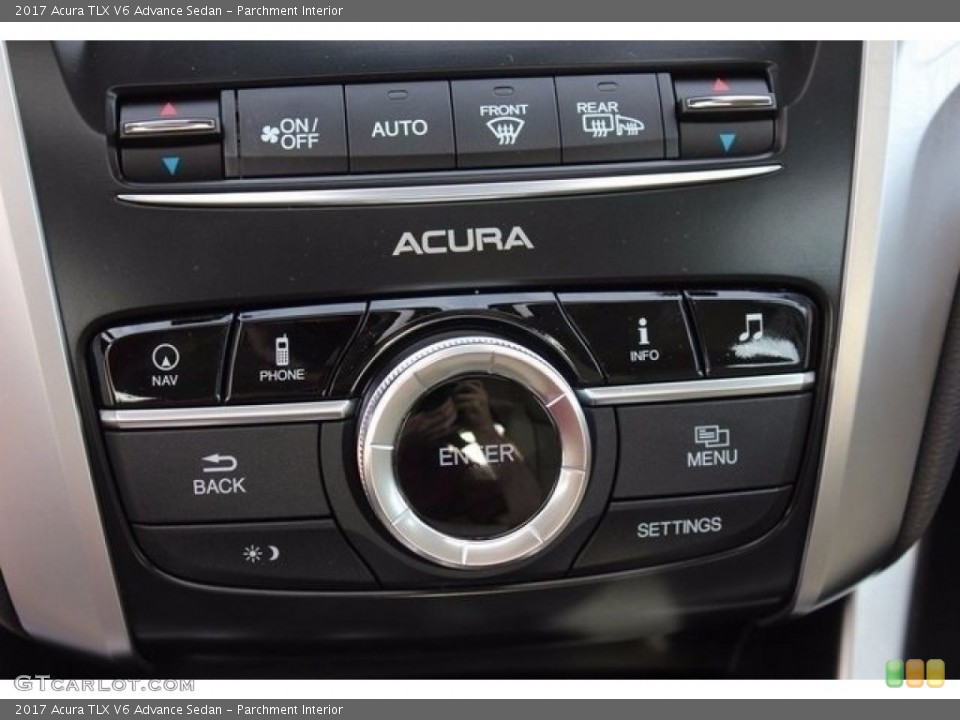 Parchment Interior Controls for the 2017 Acura TLX V6 Advance Sedan #117531367