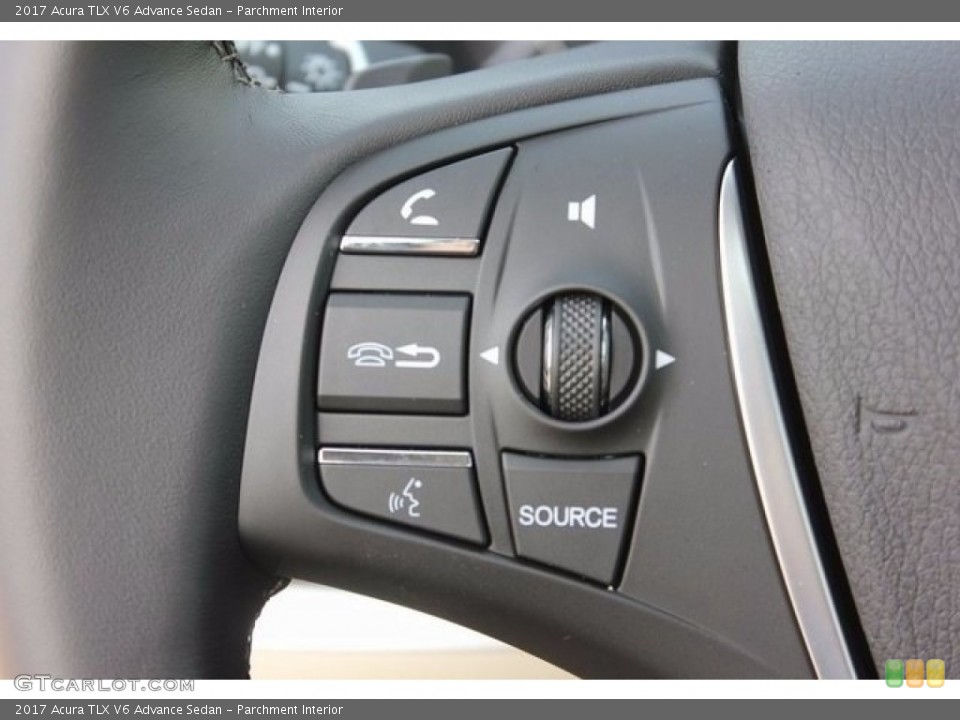 Parchment Interior Controls for the 2017 Acura TLX V6 Advance Sedan #117531400