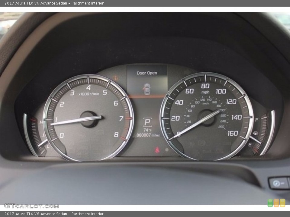 Parchment Interior Gauges for the 2017 Acura TLX V6 Advance Sedan #117531439