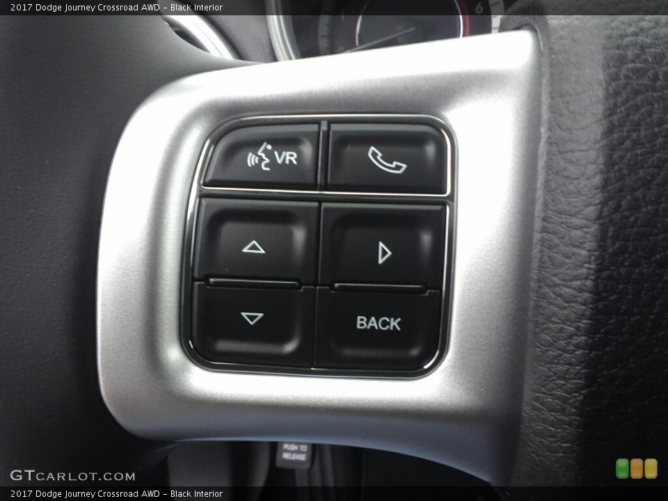 Black Interior Controls for the 2017 Dodge Journey Crossroad AWD #117542027