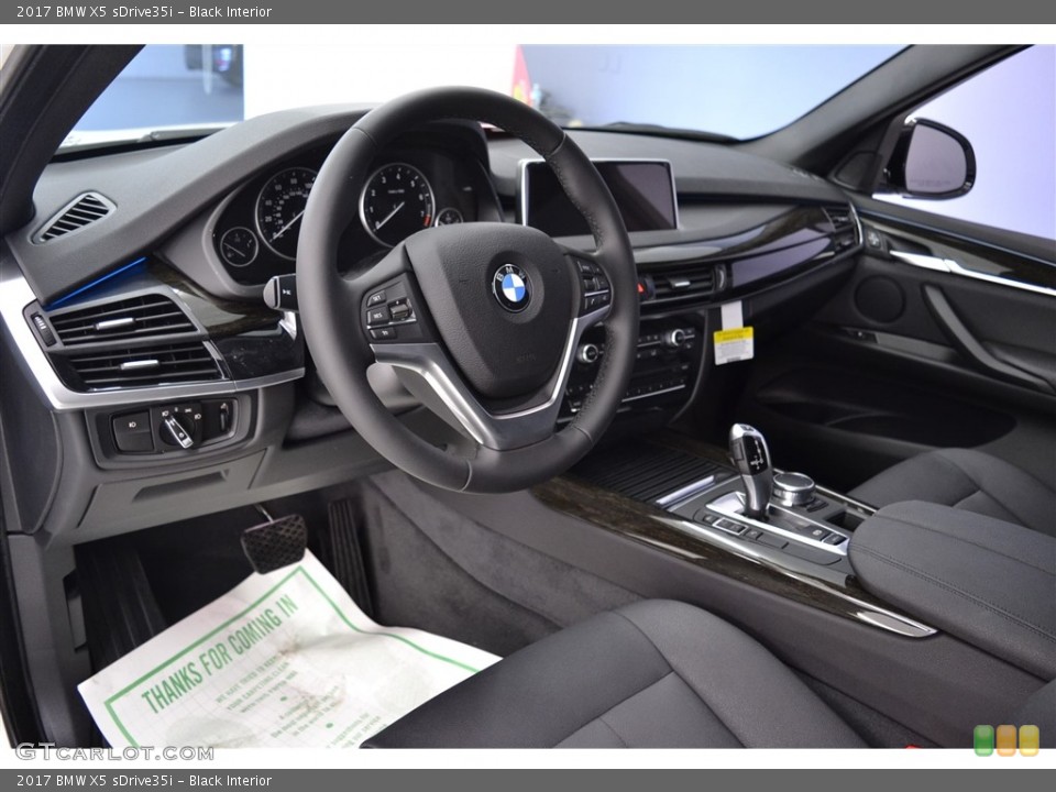 Black Interior Dashboard for the 2017 BMW X5 sDrive35i #117544007