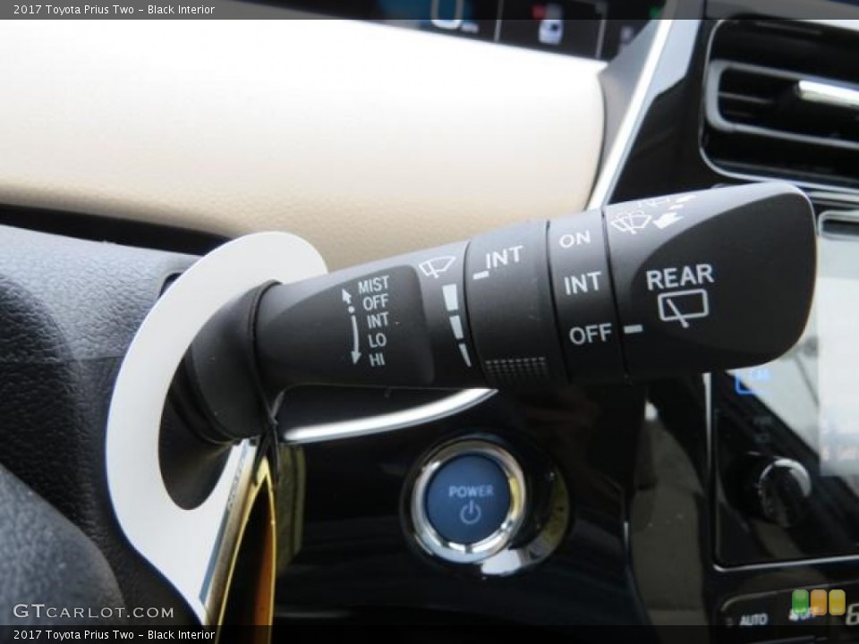 Black Interior Controls for the 2017 Toyota Prius Two #117544205