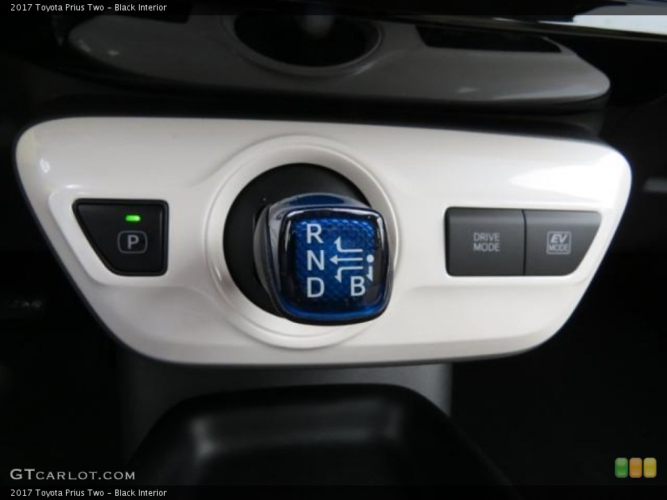 Black Interior Controls for the 2017 Toyota Prius Two #117544281