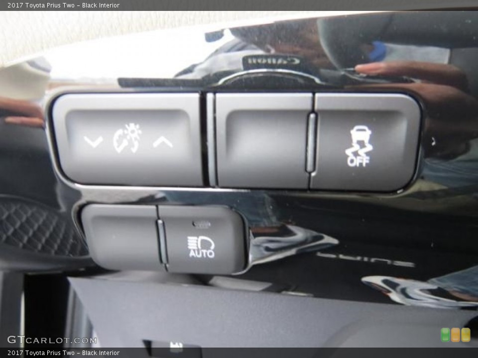 Black Interior Controls for the 2017 Toyota Prius Two #117544304