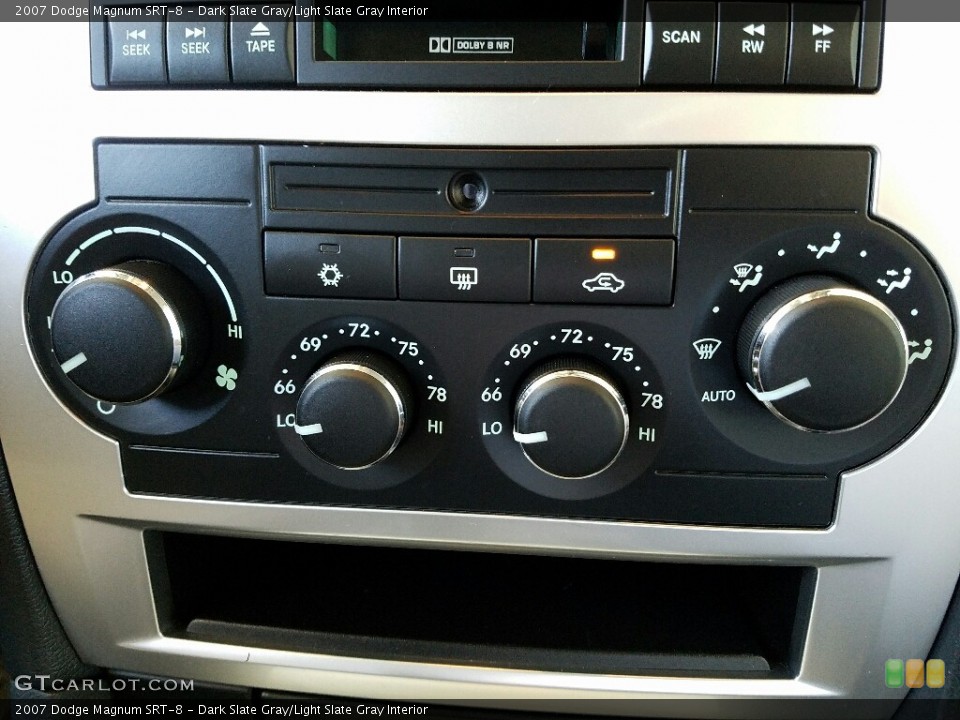 Dark Slate Gray/Light Slate Gray Interior Controls for the 2007 Dodge Magnum SRT-8 #117546128