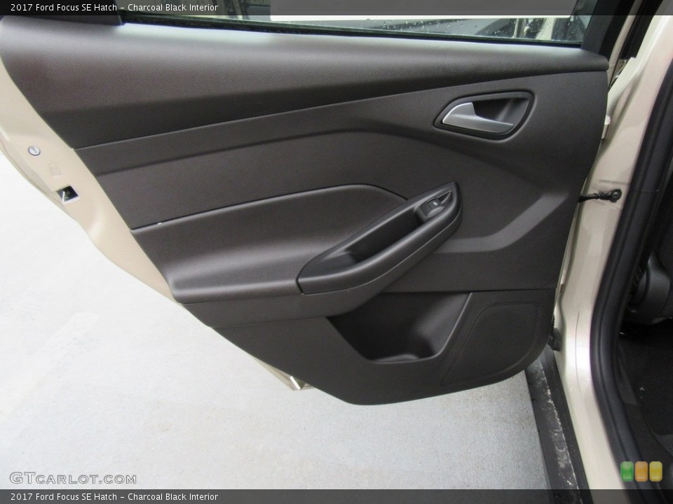 Charcoal Black Interior Door Panel for the 2017 Ford Focus SE Hatch #117546644