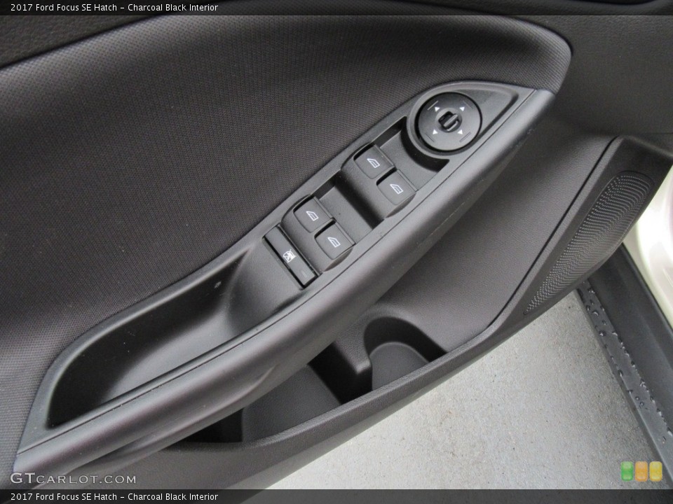 Charcoal Black Interior Controls for the 2017 Ford Focus SE Hatch #117546683